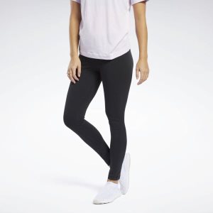 Reebok Training Essentials Cotton Leggings Damen - Schwarz - DE 640-PBS